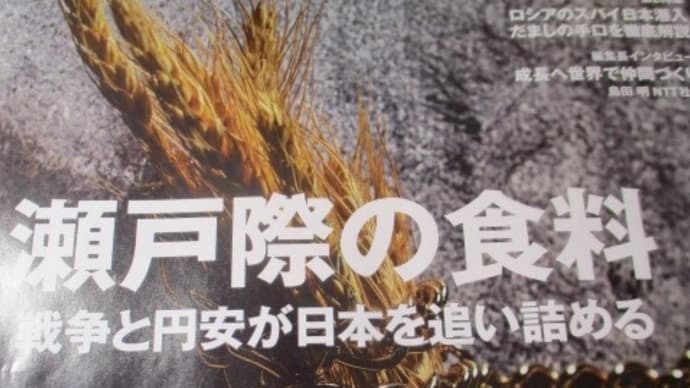 コメが足りない・・・令和の米騒動「瀬戸際の食料 戦争と円安が日本を追い詰める」2年前の日経ビジネス誌の特集記事