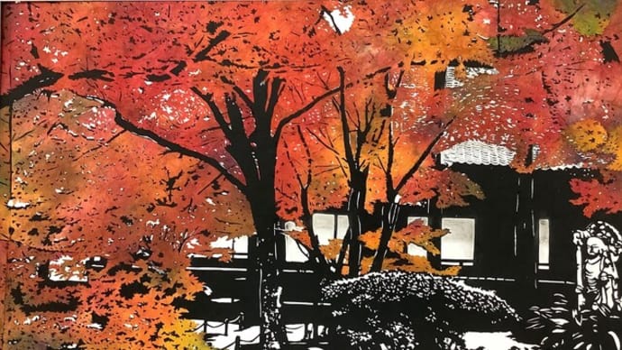 「5月の切り絵展示会に向けて」
