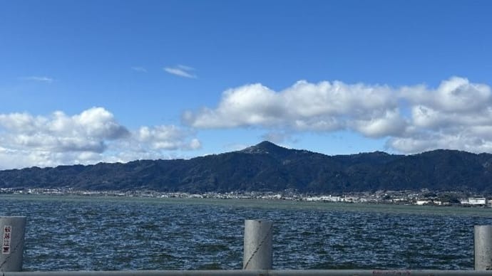 寒風の琵琶湖岸散歩