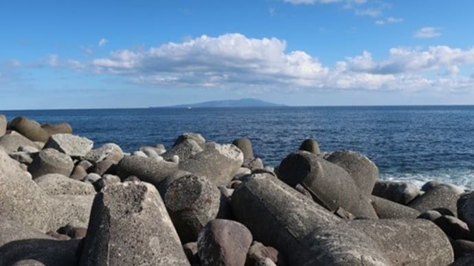 テトラポッドと海