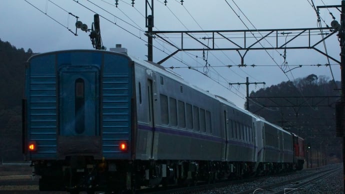 2020年2月10日 東海道線 安土 EF510-22+ヨ8000+261系4R 8561レ 甲種206