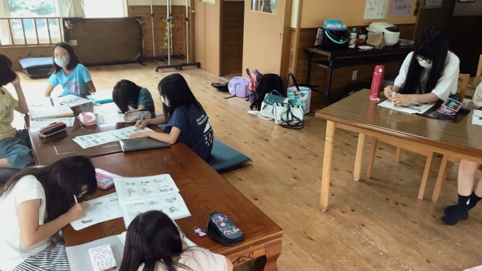 今日は祝日の為、午前中にひね塾