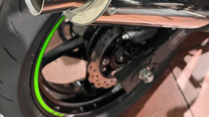 2023/9/29◆Ninja400「WR’S」スリップオンマフラー装着♪