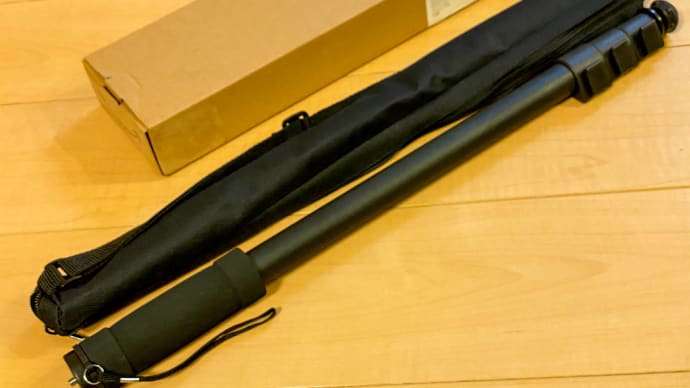 カメラ用一脚を購入。
