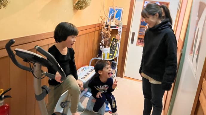 週末のちびっ子たち