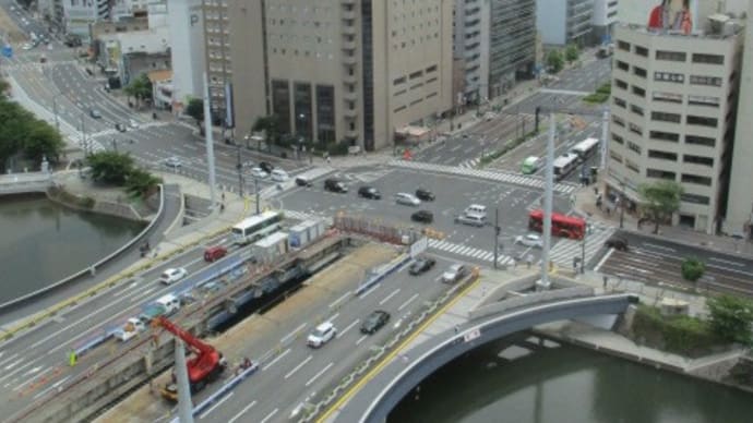 広島駅、再開発工事中・・・2025年の広島の玄関口・・・躍動感あふれる都市になりそうで実に楽しみです 台風11号にご注意!