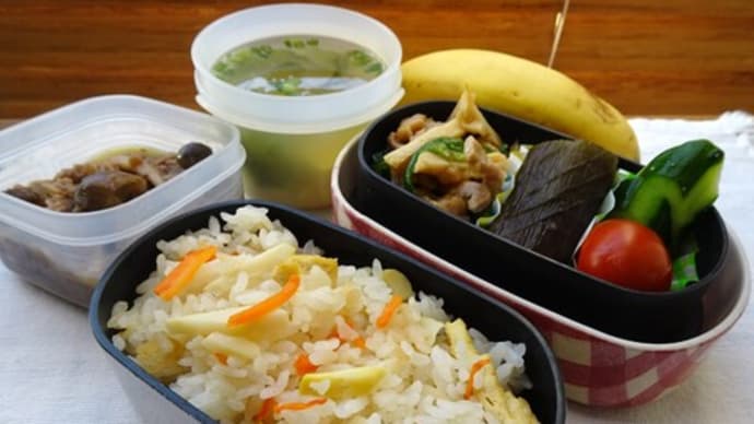 タケノコご飯のお弁当と、秩父秩父巡礼13番~22番(前半)