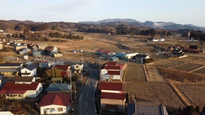 No.878　空撮　春待ちの里　