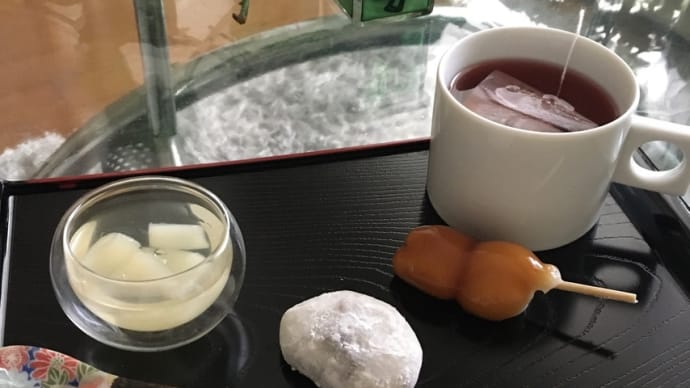 癒し+お茶菓子