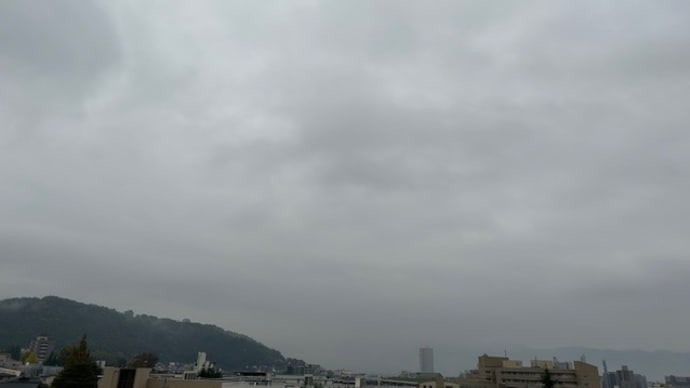 う~ん・・・朝。