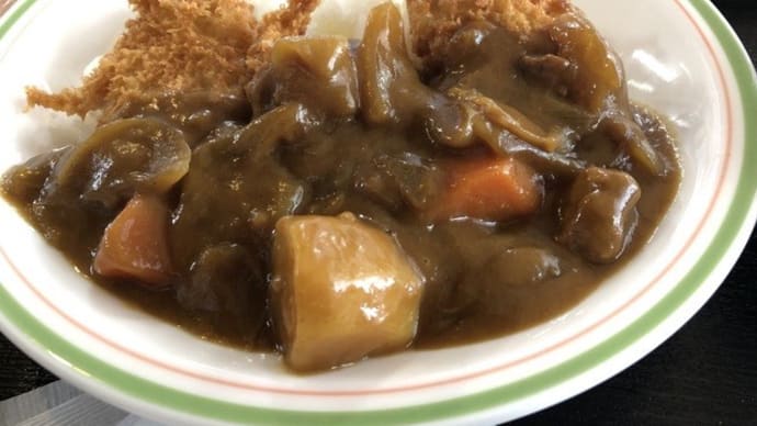 赤城山 青木旅館 レストラン沼尻(のしり)/ 前橋市 - ヒレカツカレー 冬もね