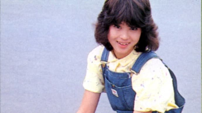 オーバーオールがお似合い♥松田聖子 白いパラソル 1981年日本歌謡大賞新人祭りより