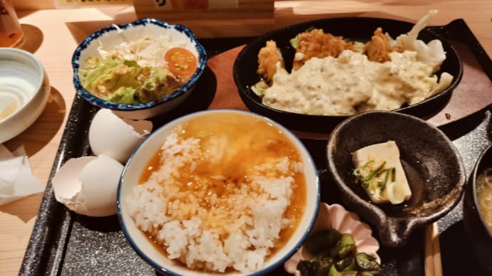 チキン南蛮を食べます