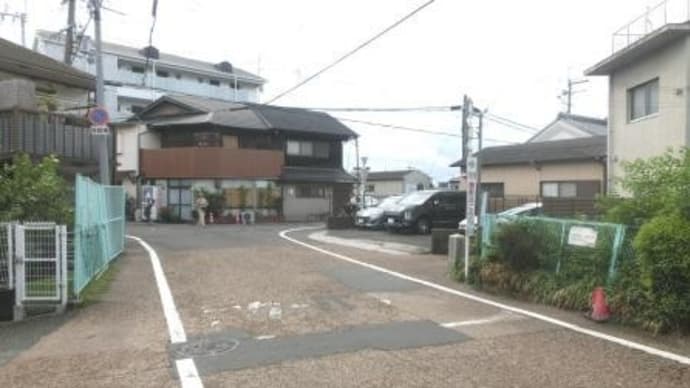国道170号越え (東海道五十七次歩き旅・摂津国)