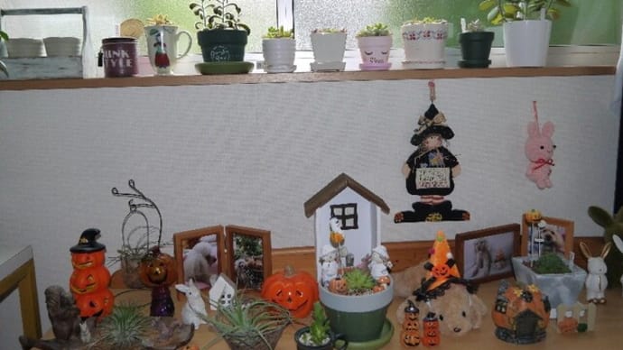 ハロウィーンの飾りつけ🎃