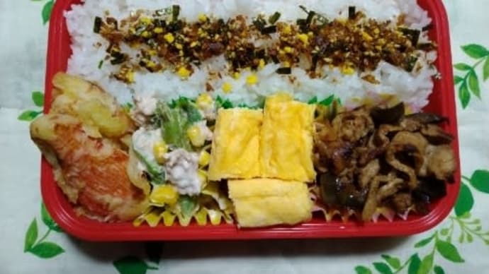 整列しましょ、お弁当。