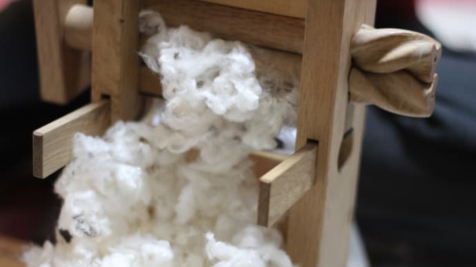 綿繰りと三河木綿の特性。竹島クラフトセンター■TAKE-LOG■竹ログ■