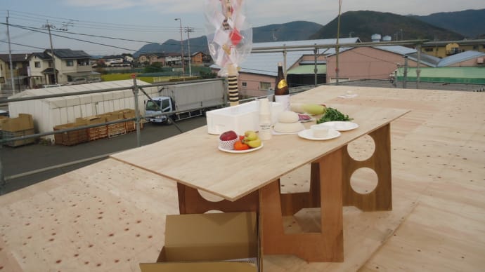 祝・坂出市林田町新築店舗上棟式