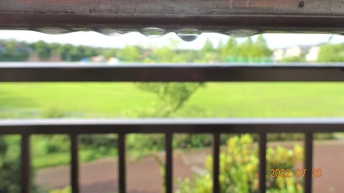 雨がやんで・・・・・