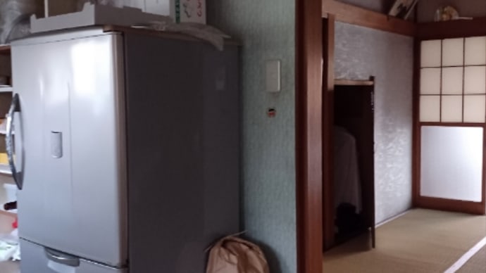 家の整理で汗をかく