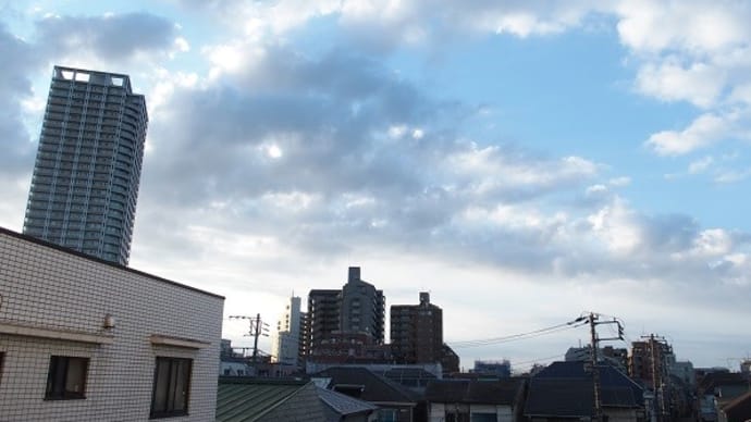 今朝(2月4日)の東京のお天気:晴れ?、2月の作品:祈る童子
