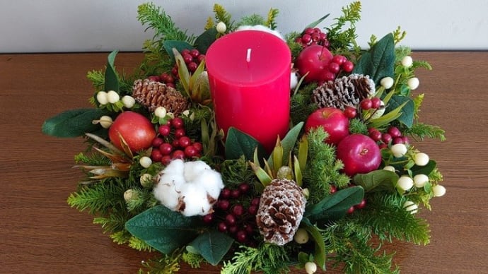 クリスマスのアレンジ　プラス・・・