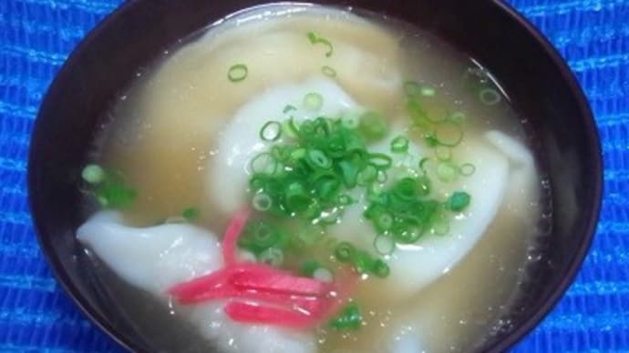 【06/02晩御飯】紀文食品／白湯醤油スープ餃子っ！＞＜