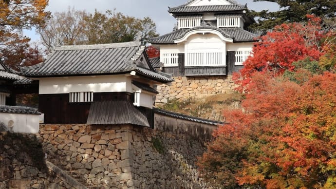 山陽秋歩き旅(15)備中松山城・天守
