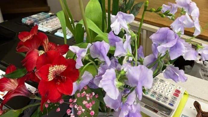 花のある暮らし~今日の切り花