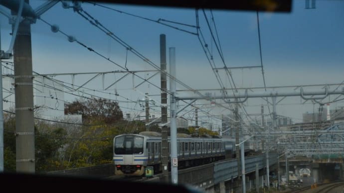 E233系被り付き E217系と並走 【鶴見駅=>川崎駅:京浜東北線】 2021.12.7