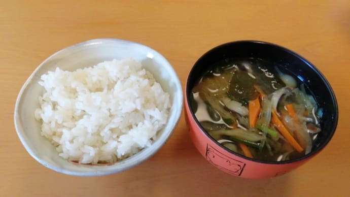 久しぶりに和朝食