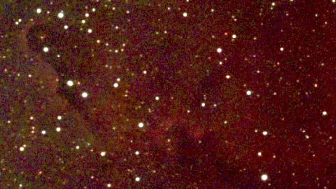 星見娘で電視観望4043(ケフェウス座 象の鼻星雲、ガーネットスター）