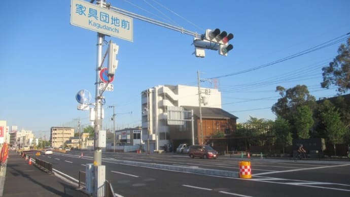 枚方市内から新名神八幡京田辺ICへのアクセス道路の2024/5/3時点の工事状況