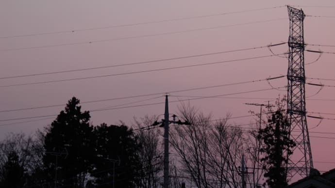 夕刻の空模様♪