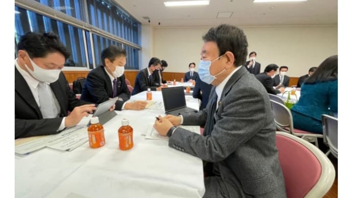 議員立法の場合は、全会派が一致しないと、国会で審議することすらできないのです。（2021-02-18 12:54:12）