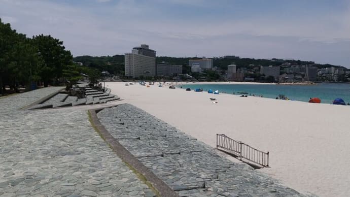 昨日は白浜・白良浜へ。大阪とは打って変わって2日間とも海水浴日和。前日は南側の人工磯。当日は北側の磯へ。