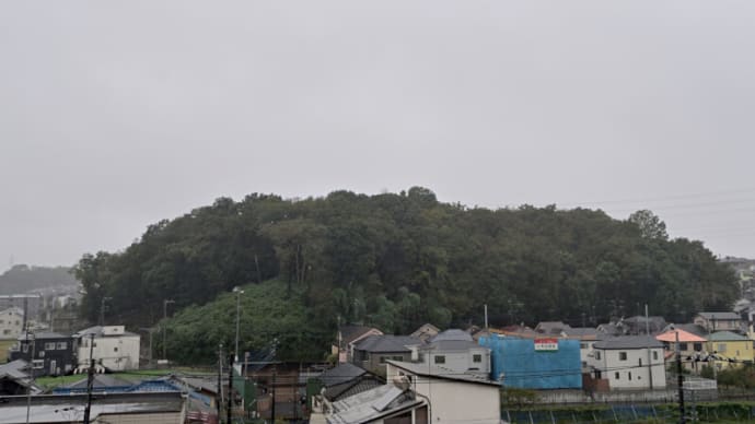 10月09日 空が暗い冷たい雨。