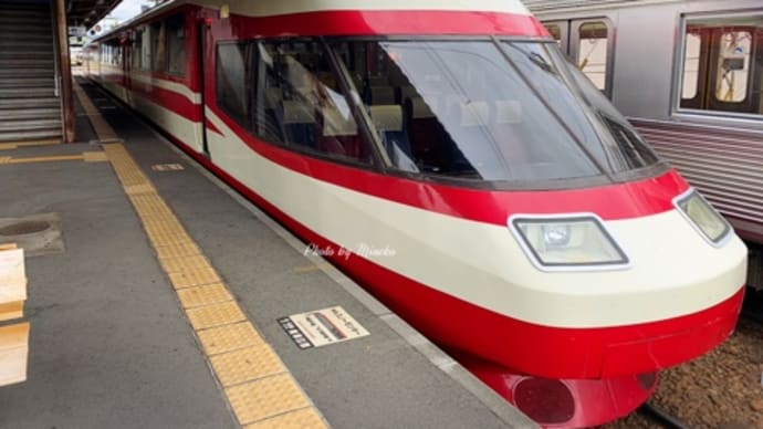 【長野県】長野電鉄で現役元はこねロマンスカー、特急ゆけむりに小布施から乗車