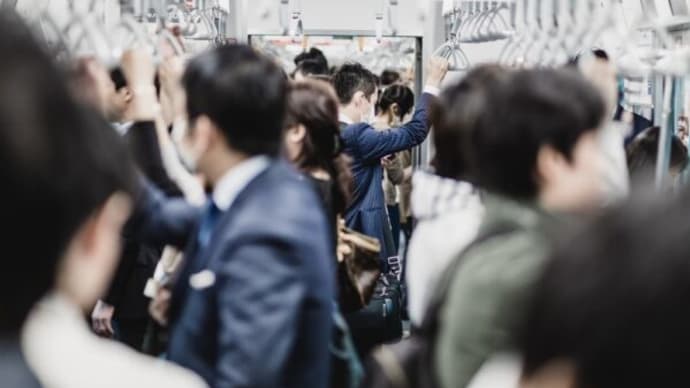 日本の三大都市圏の鉄道平均混雑率が増加