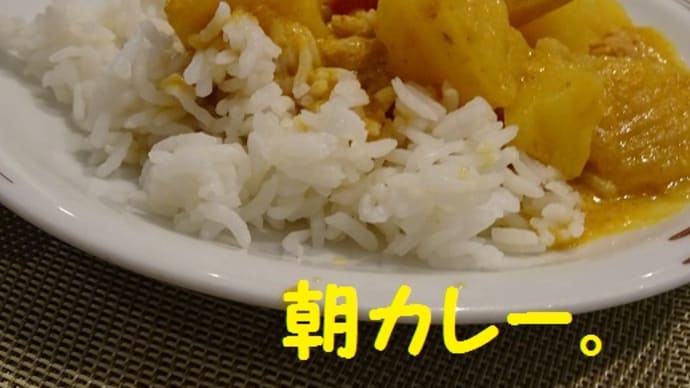 ホテルで朝カレー@5年前。