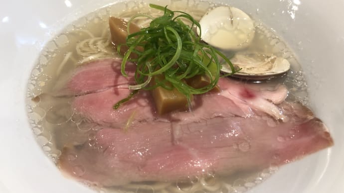 胃にもやさしそうな貝出汁スープ完飲、赤坂の新店「中華蕎麦 國」