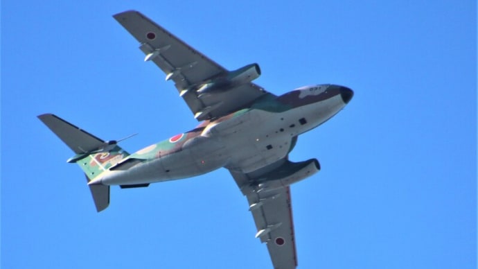 上空の航空機