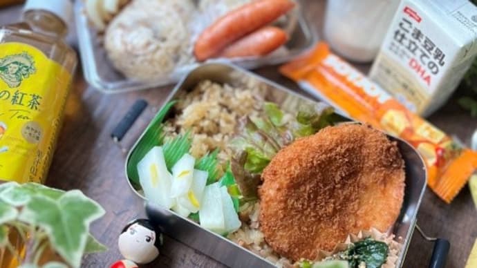 今日の2食弁当~鶏五目ごはん弁当