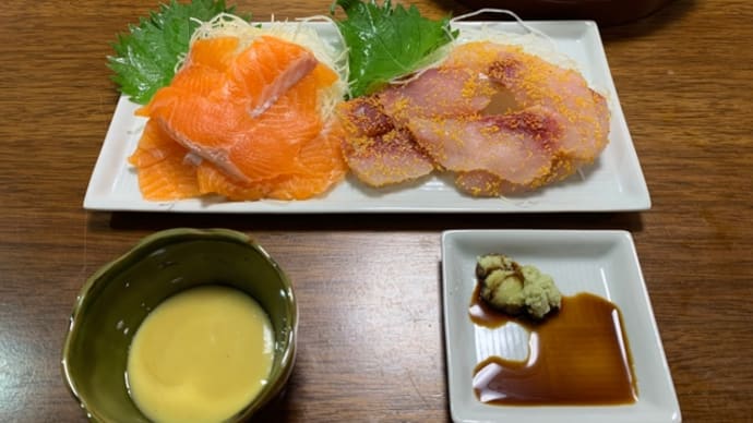 湖魚で晩酌の夜