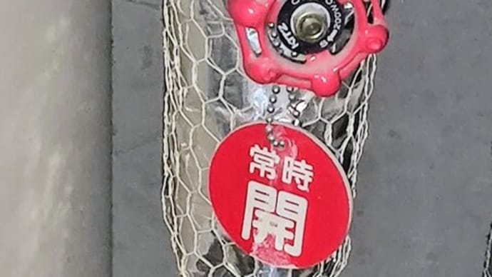【電気温水器】給湯管(バルブ上部)漏水発生...後日修理作業の予定!