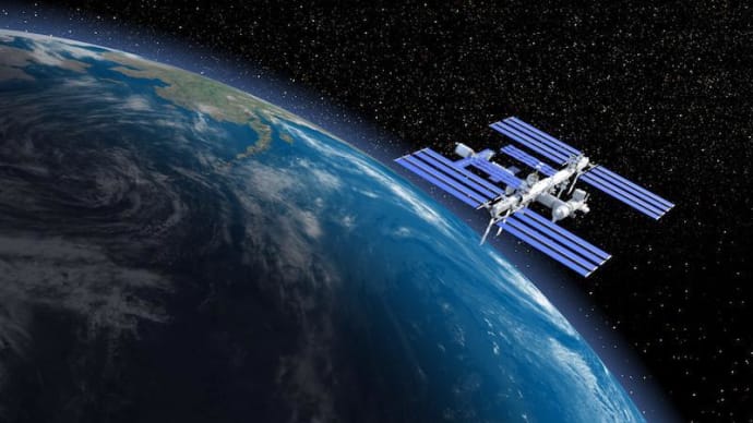 宇宙ステーション「きぼう」をやっと観測