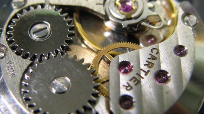 オメガ手巻き時計、カルティエ手巻き時計、セイコー自動巻き時計を修理です