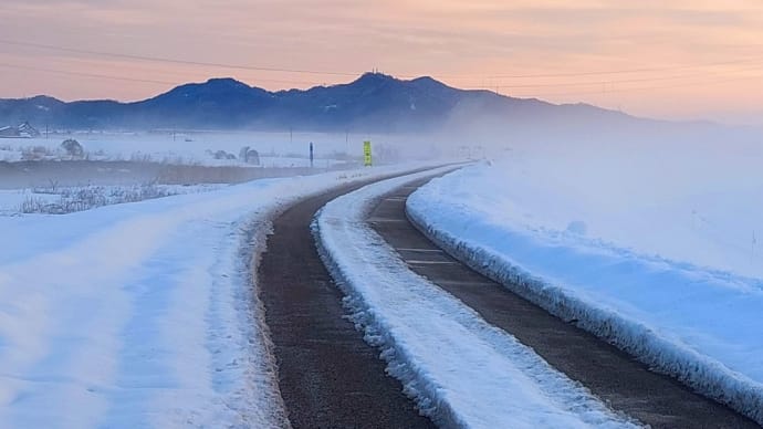 -2.3℃の、濃霧の朝から1日は始まる