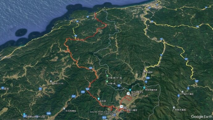 SL山口号をロードバイクで追っかけ