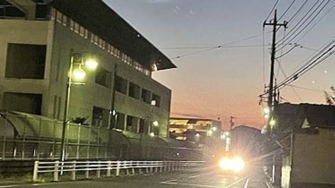 テスト中散歩